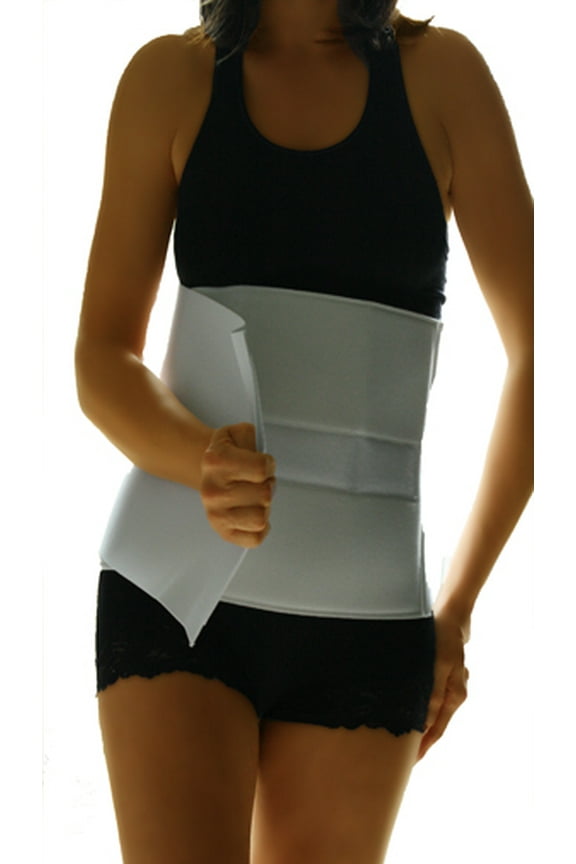 Abdominal Binder: Postpartum Wrap & Stomach Support for Men and Women - Surgical, Hernia, and Bariatric Binder for Post-Surgery Recovery & Tummy Tuck Support (10" Width X-Large Length)