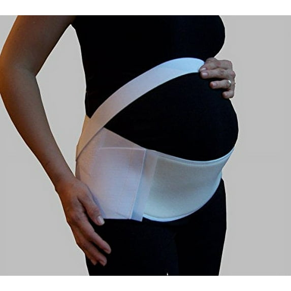 Alpha Medical Maternity Belt Pregnancy Belly Support Brace for Back, Abdomen, and Pelvic Pain Relief Comfortable Support for All Stages of Pregnancy and Postpartum Recovery (Small)