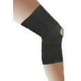 thumbnail image 1 of Alpha Medical Open Patella Elastic Support Knee Brace - Knee Stabilizer Support – Knee Pain Relief – Slip-on Knee Support (Medium Black), 1 of 3