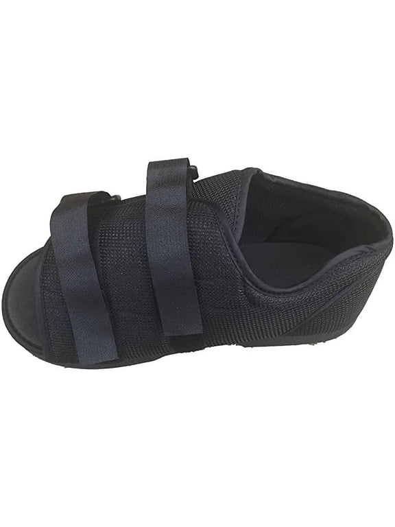 Post Op Surgical Shoe w/ Semi-Rigid Sole Black (Mens Medium)