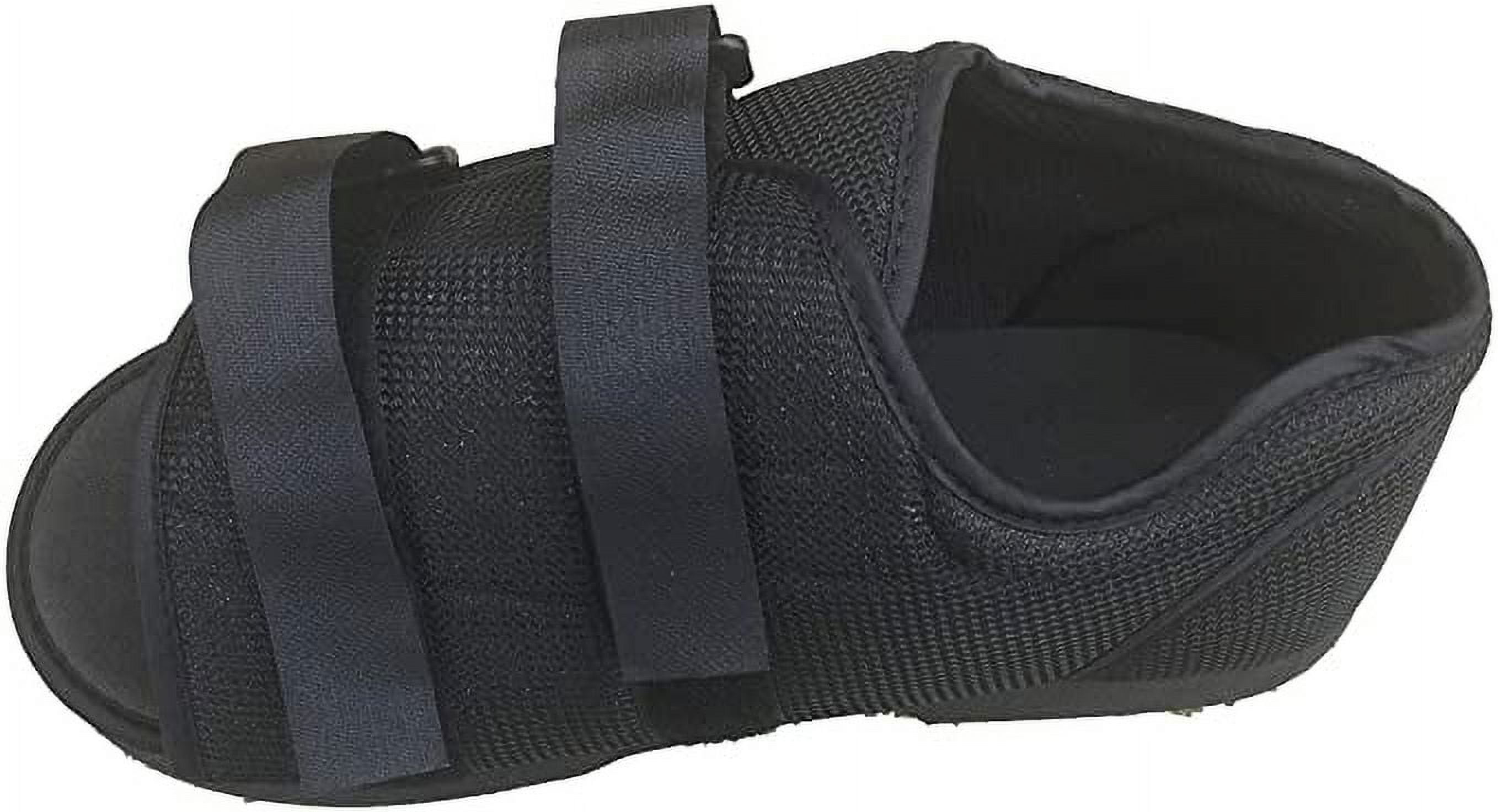 Alpha Medical Post Op Surgical Shoe w/ Semi-Rigid Sole Black (Womens