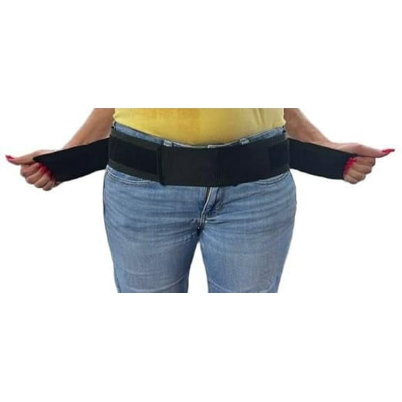 Alpha Medical SI Belt for Women & Men, Lower Back Pain, Sacroiliac Hip Belt for Pelvic, SI Joint, Sciatica, and Lower Backache (Small/Medium)