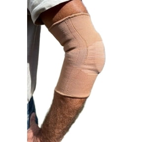 Alpha Medical Visco-Elastic Padded Elbow Support Brace (Medium Beige)
