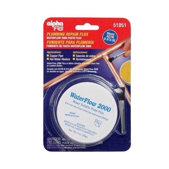 Alpha Fry AM51051 Water Soluble Flux &amp; Brush