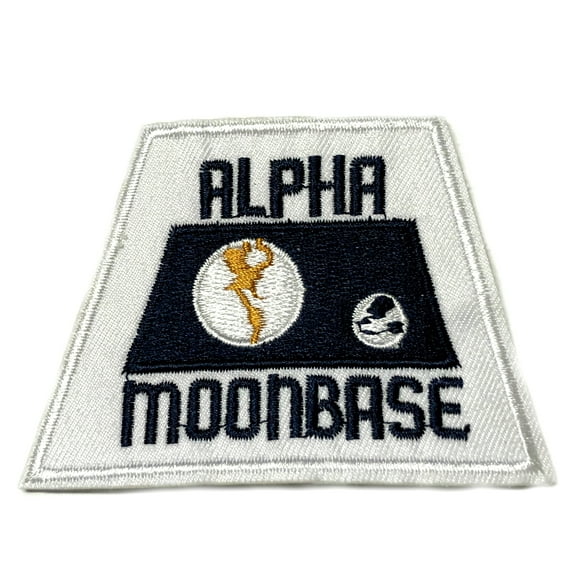 Alpha Moonbase Embroidered Patch Iron/Sew-On Applique NASA Space Explorer