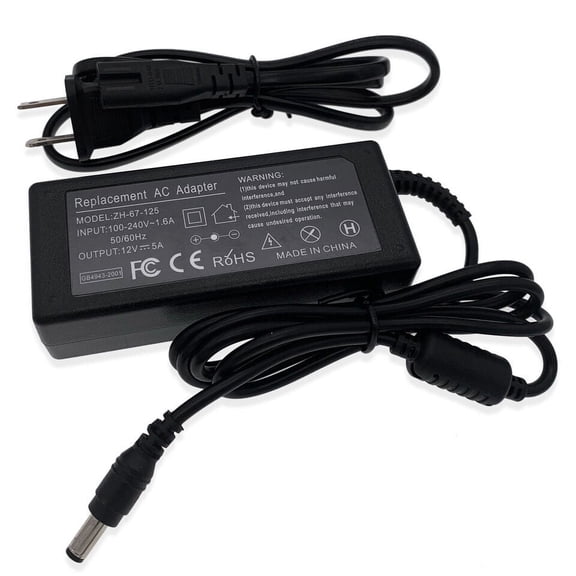Alpha Moto 100V-220V Power Adapter with Short Circuit Protection, ZH-67-125