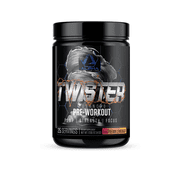 Twister Pre-Workout Powder - Bomb Blast, 375mg Caffeine, 3.2g Beta-Alanine, 25 Servings