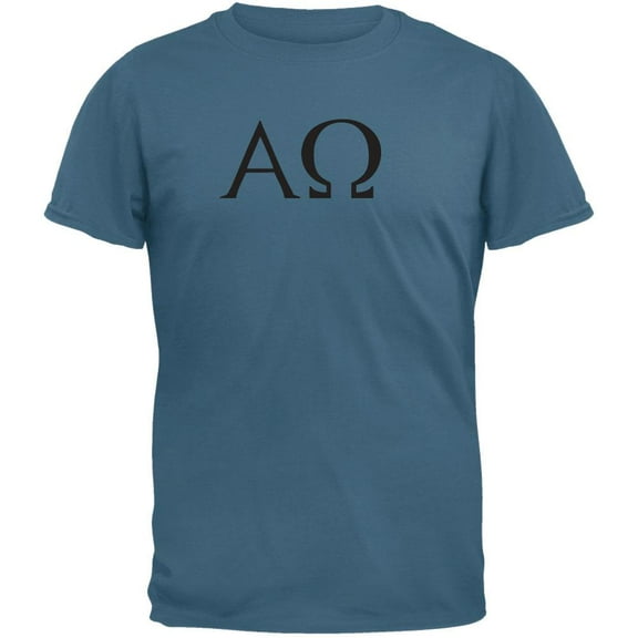 Alpha Omega Blue Short Sleeve T-Shirt - Small