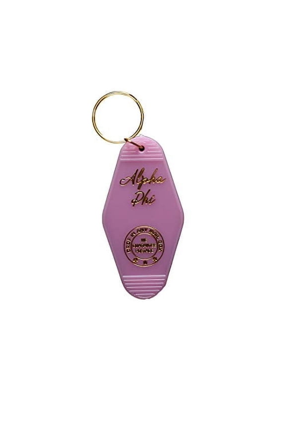 Alpha Pi Vintage Motel Keychain
