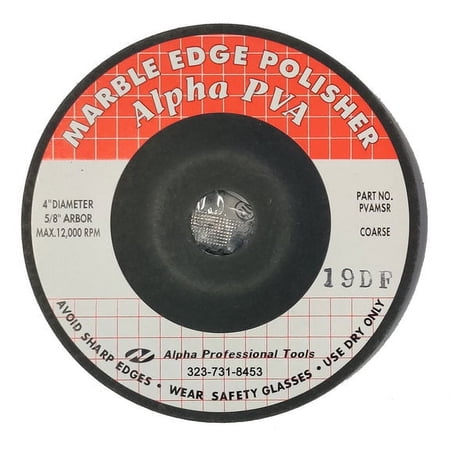 Alpha PVA MS Style Dry Polish Disc 80 Grit (10 Pack)
