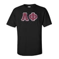 thumbnail image 1 of Alpha Phi Lettered Tee 2X-Large Black, 1 of 1