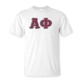 thumbnail image 1 of Alpha Phi Lettered Tee Large White, 1 of 1