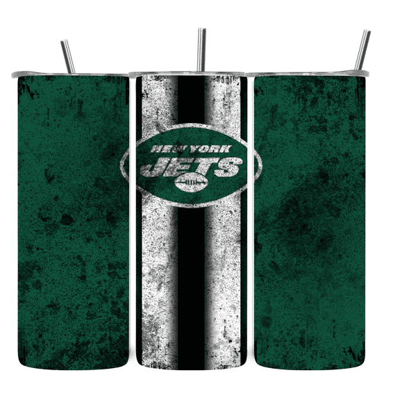 Alpha Printing 20oz Tumbler with Straw  Jets Look Alike Grunge