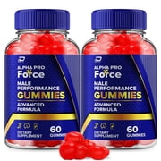 Alpha Pro Force Gummies for Men   Alpha ProForce Male Performance Gummies, Energy, Optimal Balance, 2 Pack, 120 Gummies