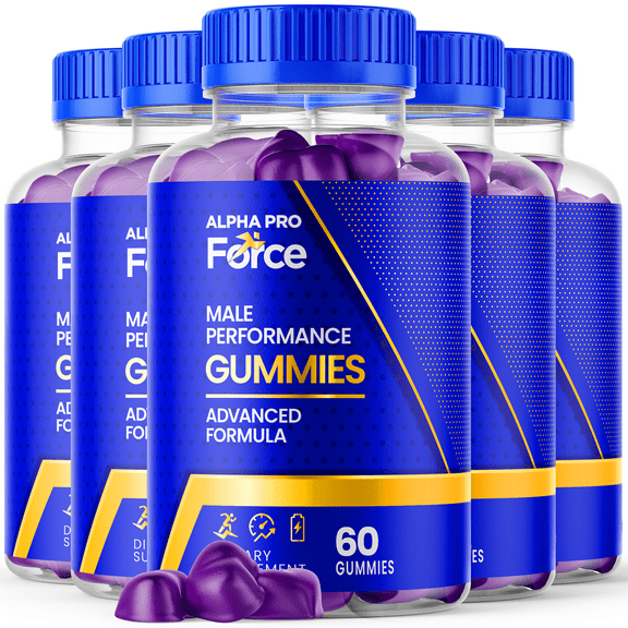 Alpha Pro Force for Men Advanced Formula Supplement with Premium Ingredients 300 Gummies