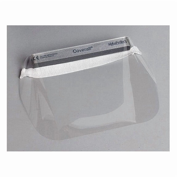 Disposable Face Shield Assembly, Clear Visor, Polyester, Anti-Fog Lens 2807