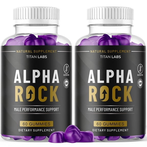 Alpha Rock ACV Gummies Advanced Formula Vitamin Supplement AlphaRock 120 Gummies