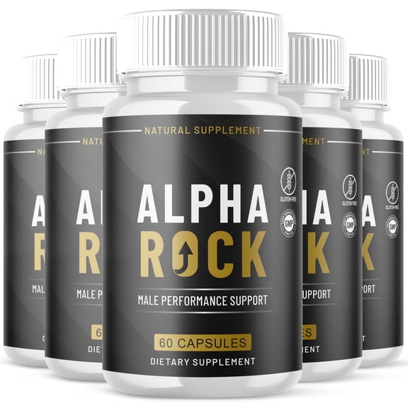 Alpha Rock Advanced Formula Pills All Natural Vitamin Supplement AlphaRock 300 Capsules