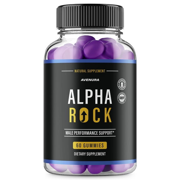 Alpha Rock Gummies  AlphaRock Gummy Natural Blend Advanced Formula for Active Lifestyle, 1 Pack, 60 Gummies