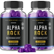 Alpha Rock Gummies   AlphaRock Gummy Natural Blend Advanced Formula for Active Lifestyle, 2 Pack, 120 Gummies