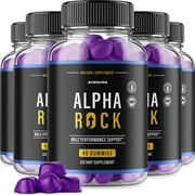 Alpha Rock Gummies for Men, Advanced Formula Multivitamin, 5 Pack 300 Count
