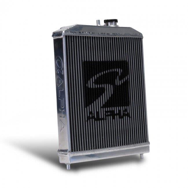 Multi Core Radiator Alpha Series Half Size Dual Core Radiator for 88-91 Honda Civic & CRX ...