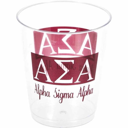 Alpha Sigma Alpha College Sorority School Banquet Party 10 oz. Plastic Cups