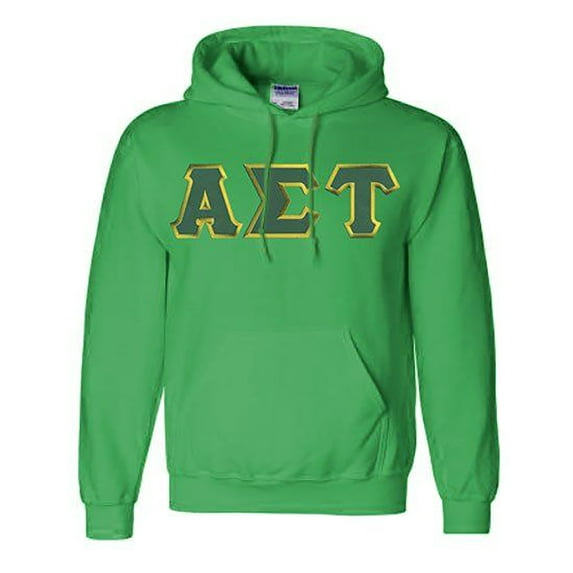 Alpha Sigma Tau Lettered Crewneck 3X-Large Irish Green