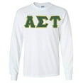 thumbnail image 1 of Alpha Sigma Tau Lettered Long Sleeve Tee 2X-Large White, 1 of 1