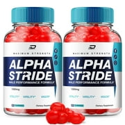 Alpha Stride Gummies for Men   AlphaStride Male Gummy All-Natural Reviews, 2 Pack, 120 Gummies