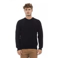 thumbnail image 1 of Alpha Studio Black Viscose Men Sweater, 1 of 3