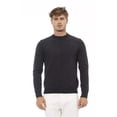 thumbnail image 1 of Alpha Studio Black Wool Men Sweater, 1 of 3