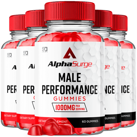 Alpha Surge for Men Advanced Formula Supplement with Premium Ingredients 300 Gummies
