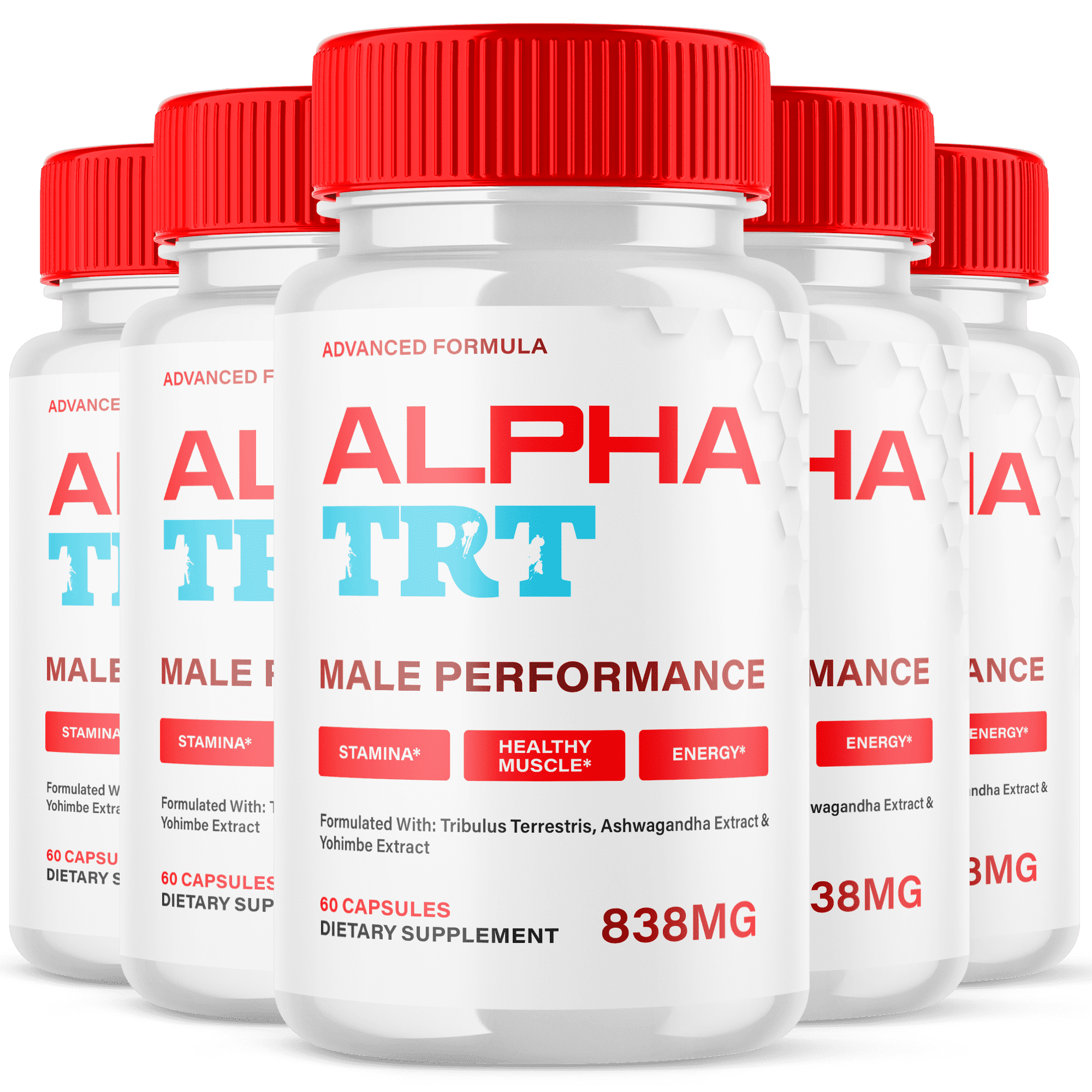 Alpha TRT Advanced Formula Pills All Natural Vitamin Supplement ...