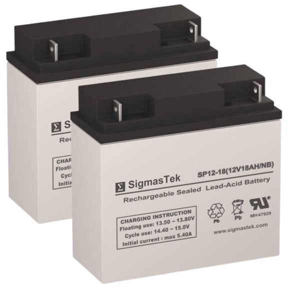 Alpha Technologies 600E UPS Replacement Batteries - Set of 2