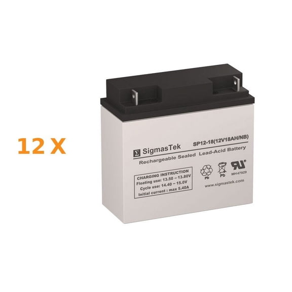 Alpha Technologies CFR 10K (017-083-XX) UPS Battery Set (Replacement)
