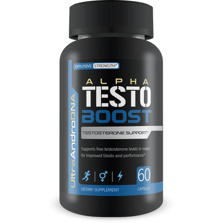 Alpha Testo Boost - Ultra Andro Dna Testosterone Support - Natural Testosterone Booster for Men - Feel Alpha Power and Youth with This Powerful Male Formula