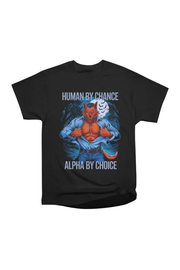 Alpha TransformationWerewolf Power Graphic T-Shirt Tee Gift For Him Merch For Her Apparel
