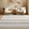 thumbnail image 1 of Alpha Transitional 5' x 7' Beige and Gray Polyester Indoor Area Rug, 1 of 7