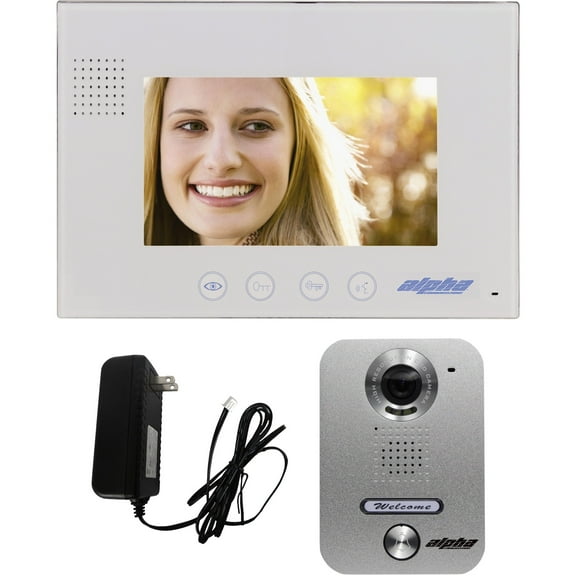 Alpha VK237WS 2-Wire Color Video Intercom Kit