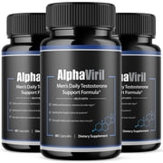 Alpha Viril Advanced Formula Pills All Natural Vitamin Supplement AlphaViril 180 Capsules