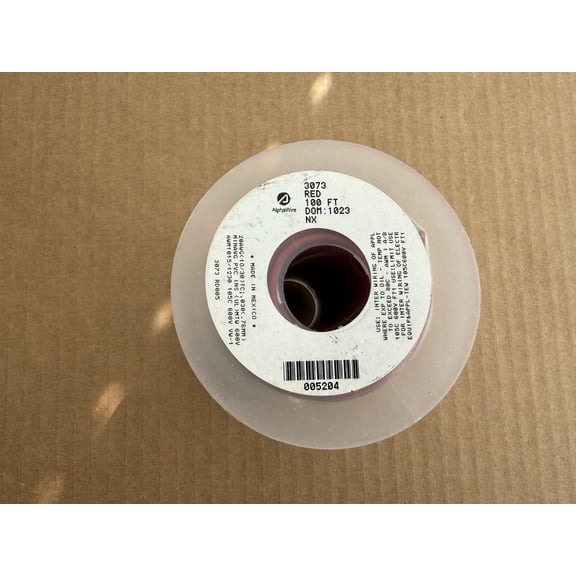Alpha Wire 3073 RD001 RED - NEW 20awg MTW 600v/100ft