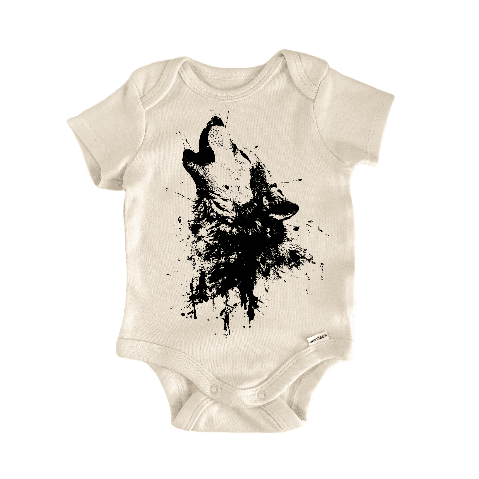 Alpha Wolf Moon Splatter - Baby Bodysuit - Walmart.com