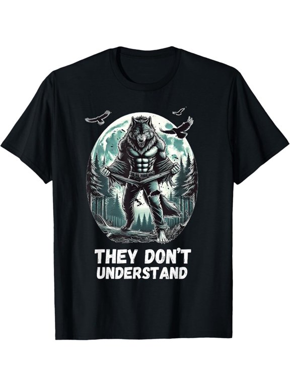 Alpha Wolf They Don't Understand Sigma Wolf Graphic T-Shirt