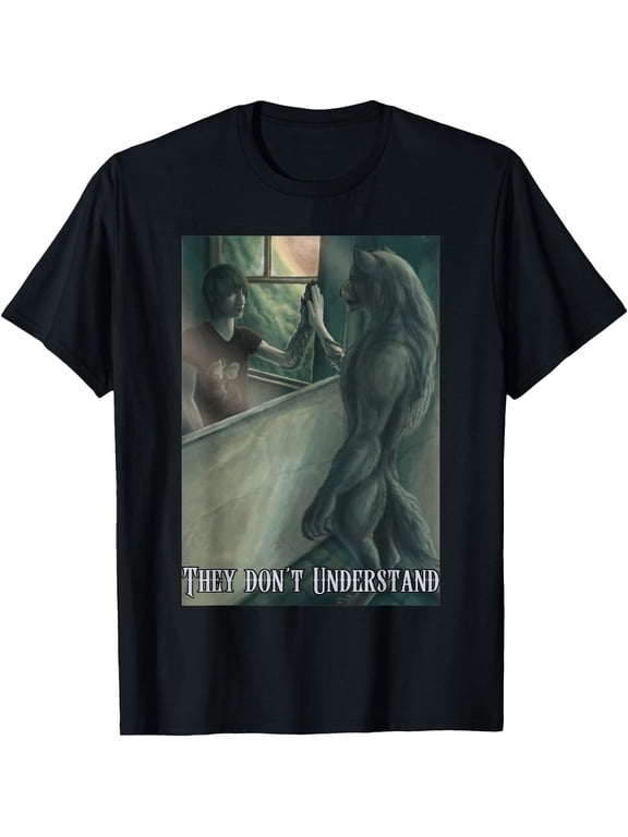 Alpha Wolf Werewolf Literally Me T-Shirt,Forest Green color,size S