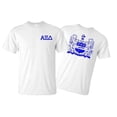 thumbnail image 1 of Alpha Xi Delta World Famous Crest Tee Medium White, 1 of 1