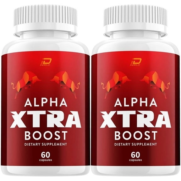 Alpha Xtra Boost for Men Capsules - AlphaXtraBoost Vitamin Complex Pills, AlphaXtra Boost All Natural, 2 Pack, 120 Capsules