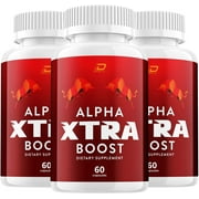 Alpha Xtra Boost for Men Capsules - AlphaXtraBoost Vitamin Complex Pills, AlphaXtra Boost All Natural, 3 Pack, 180 Capsules