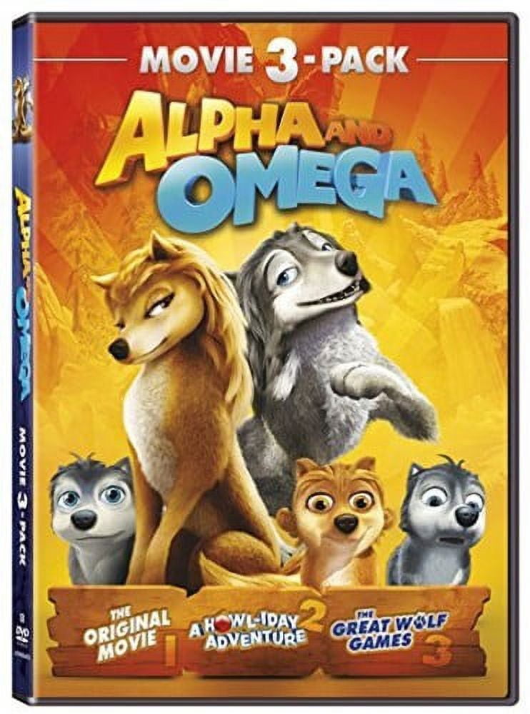 Alpha and Omega 3 The Great Wolf Games blu-ray label - DVD Covers