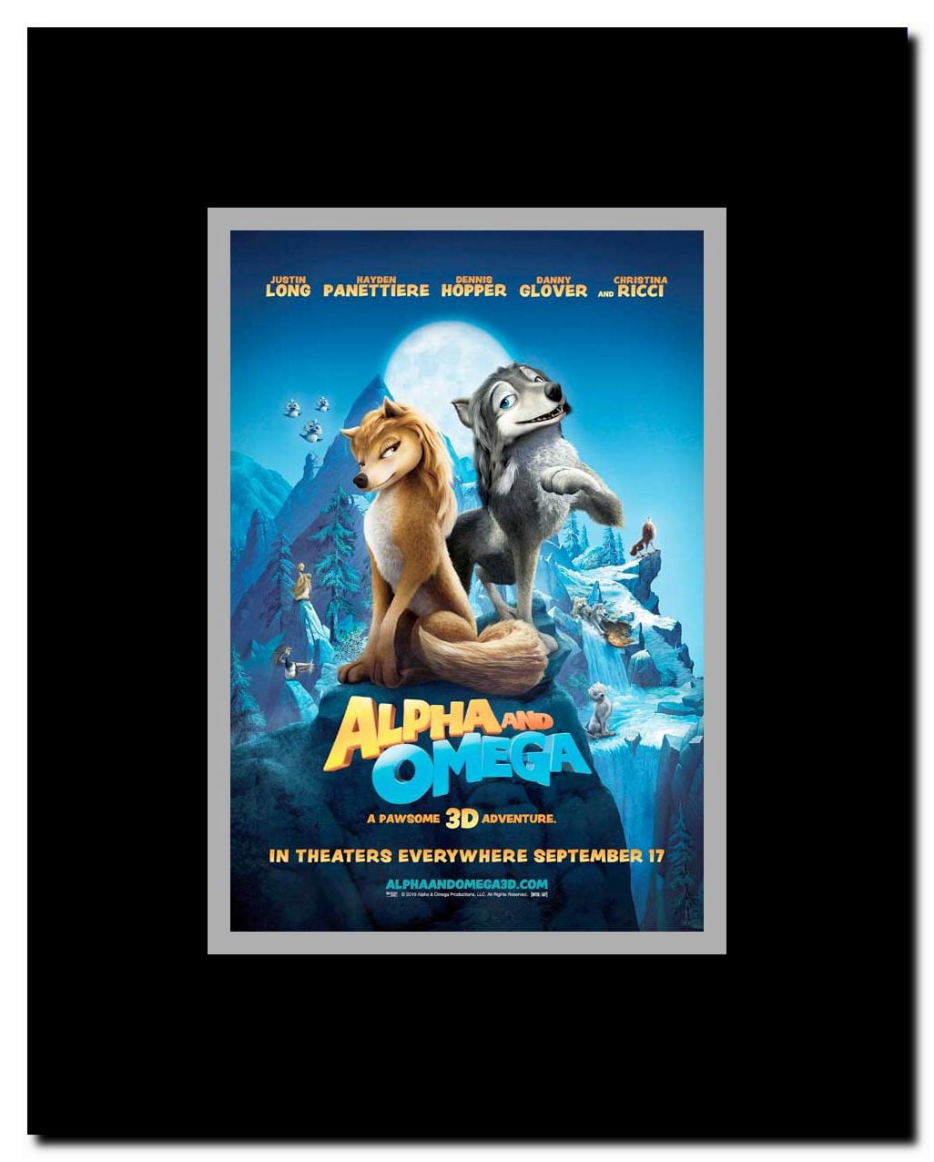 Alpha and Omega Framed Movie Poster